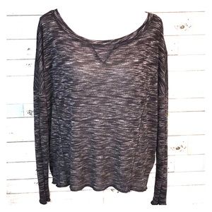 Threads 4 Thought charcoal heathered top small 013